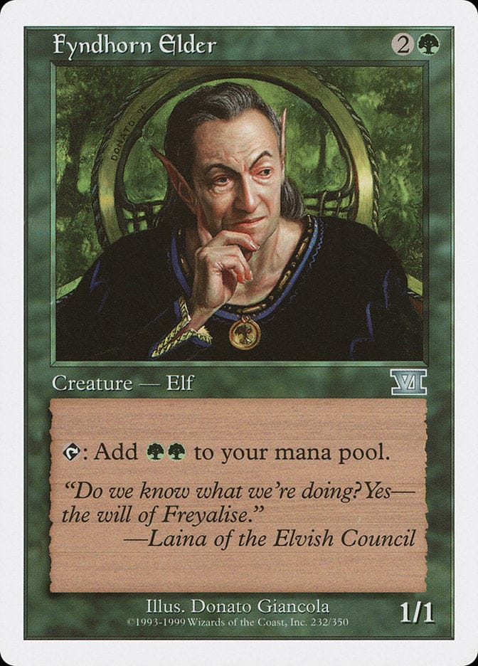 Fyndhorn Elder [Classic Sixth Edition] Magic: The Gathering