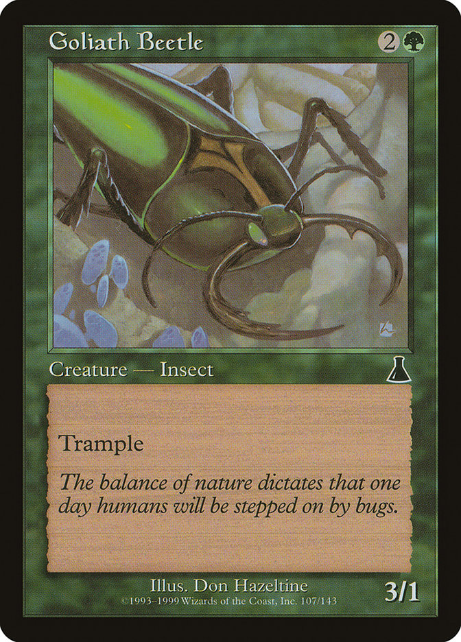 Goliath Beetle [Urza's Destiny] Magic: The Gathering