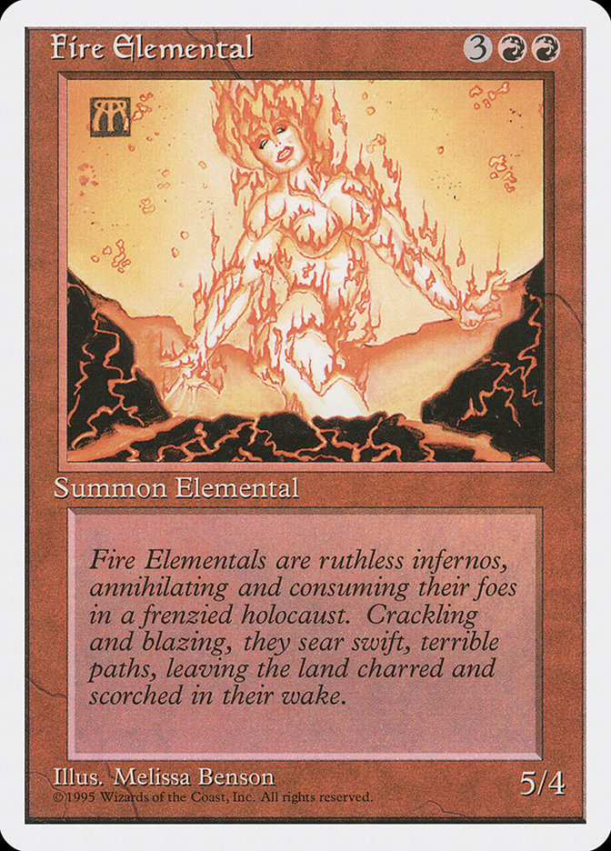Fire Elemental [Fourth Edition] Magic: The Gathering