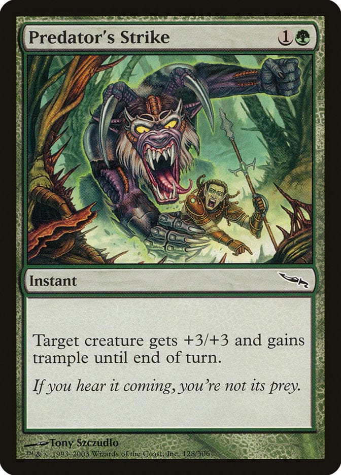 Predator's Strike [Mirrodin] Magic: The Gathering