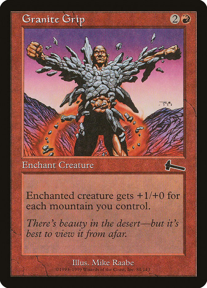 Granite Grip [Urza's Legacy] Magic: The Gathering