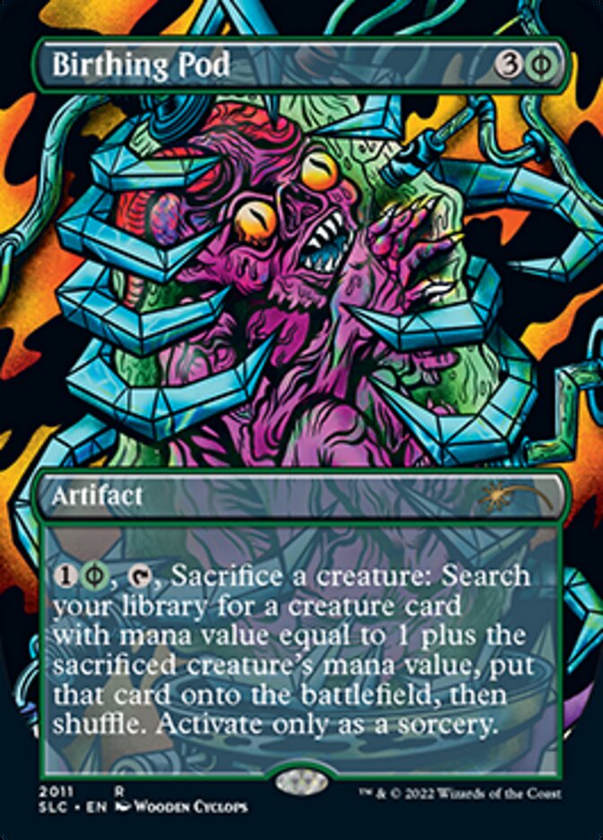 Birthing Pod (Borderless Alternate Art) [Secret Lair Countdown Kit] Magic: The Gathering