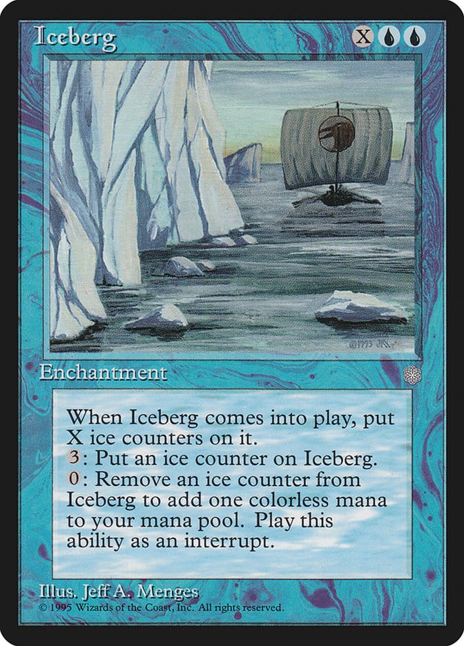 Iceberg [Ice Age] Magic: The Gathering