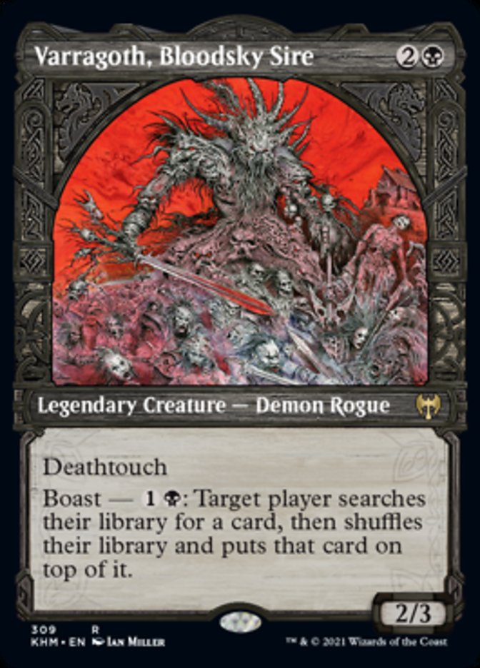 Varragoth, Bloodsky Sire (Showcase) [Kaldheim] Magic: The Gathering