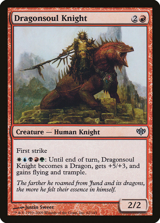 Dragonsoul Knight [Conflux] Magic: The Gathering