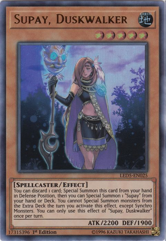 Supay, Duskwalker [LED5-EN025] Ultra Rare - Yugioh Cards For Your TCG Needs!