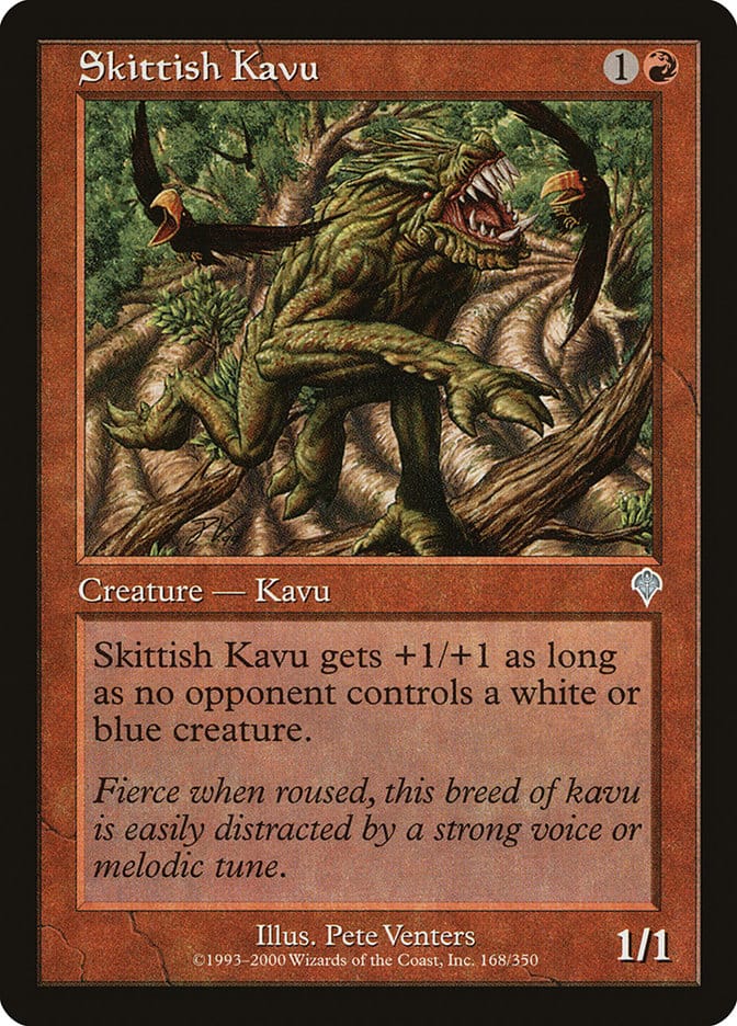 Skittish Kavu [Invasion] Magic: The Gathering
