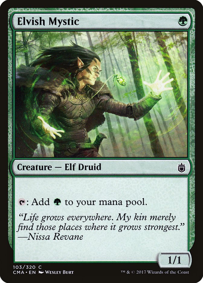 Elvish Mystic [Commander Anthology] Magic: The Gathering