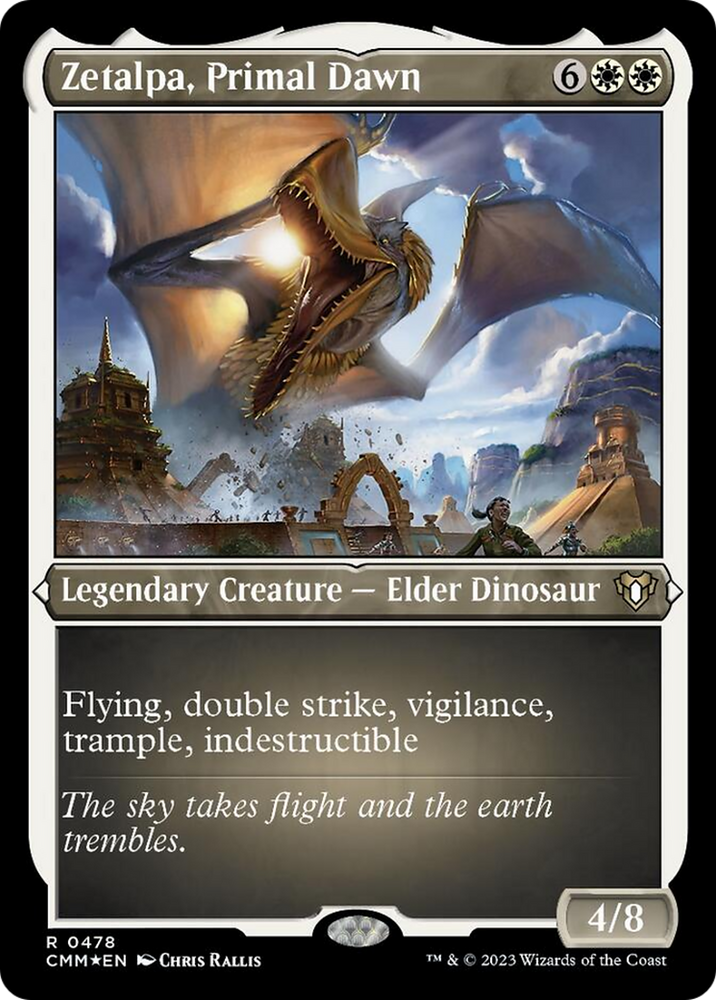 Zetalpa, Primal Dawn (Foil Etched) [Commander Masters] Magic: The Gathering