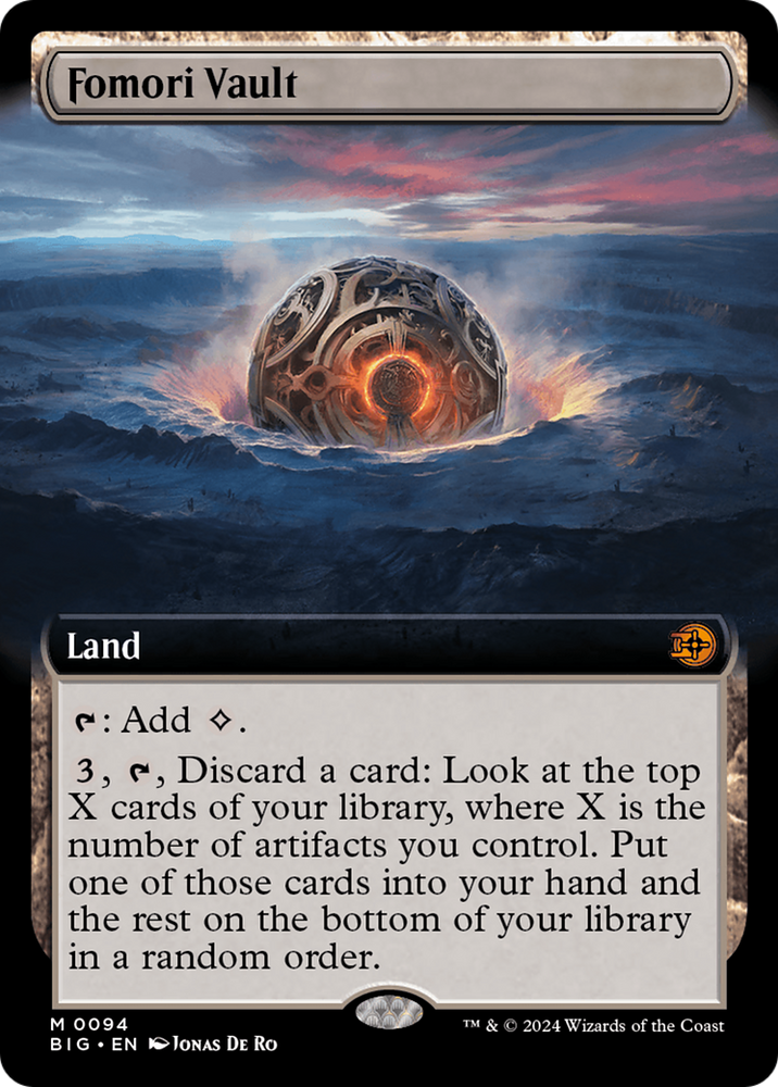 Fomori Vault (Extended Art) [Outlaws of Thunder Junction: The Big Score] Magic: The Gathering