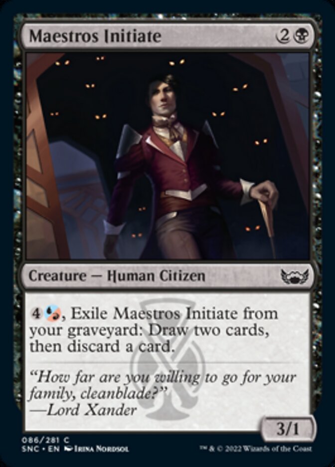 Maestros Initiate [Streets of New Capenna] Magic: The Gathering