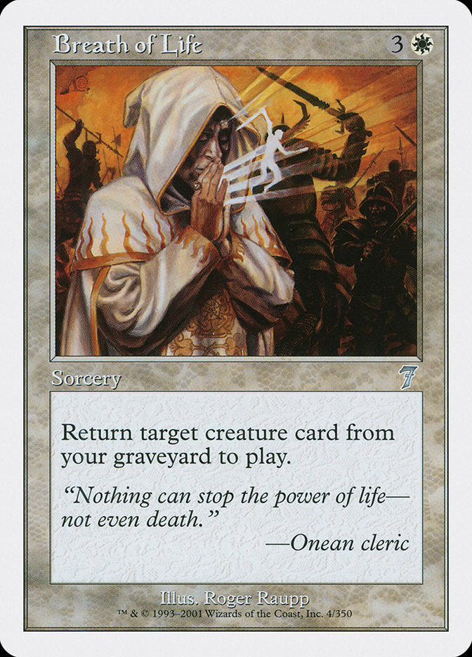 Breath of Life [Seventh Edition] Magic: The Gathering