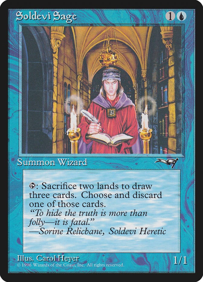 Soldevi Sage (Standing) [Alliances] Magic: The Gathering