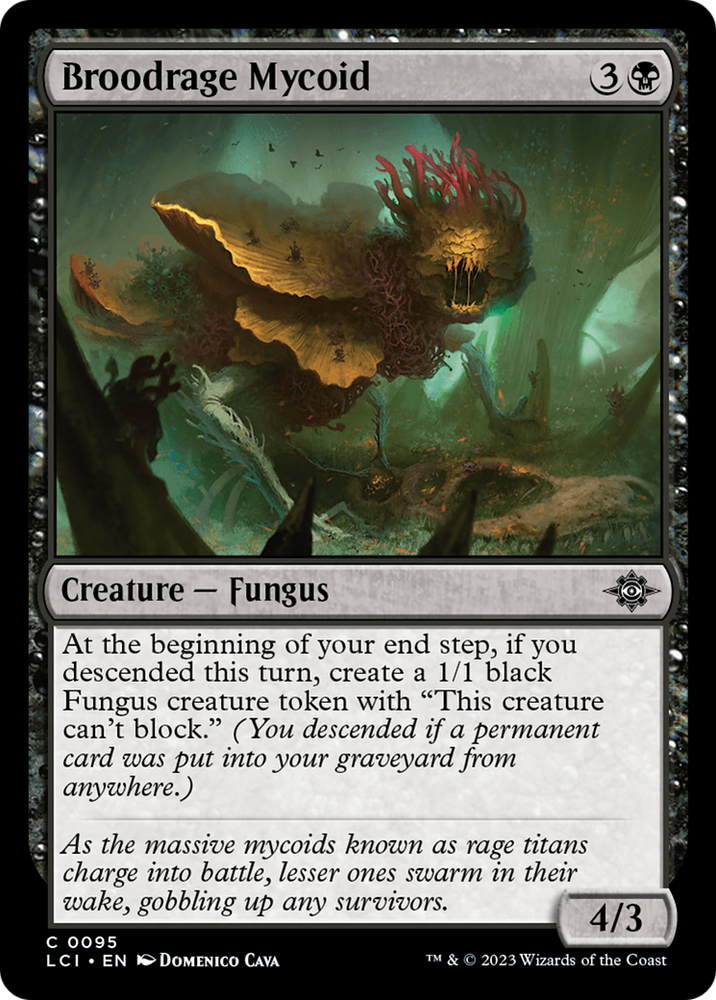 Broodrage Mycoid [The Lost Caverns of Ixalan] Magic: The Gathering