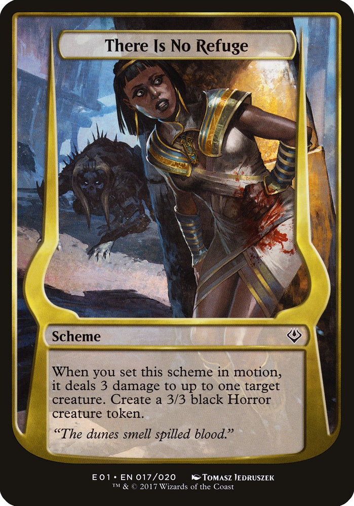There Is No Refuge (Schemes) [Archenemy: Nicol Bolas Schemes] Magic: The Gathering