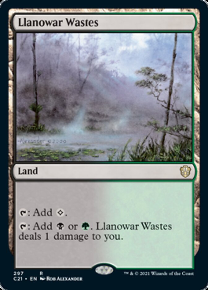 Llanowar Wastes [Commander 2021] Magic: The Gathering
