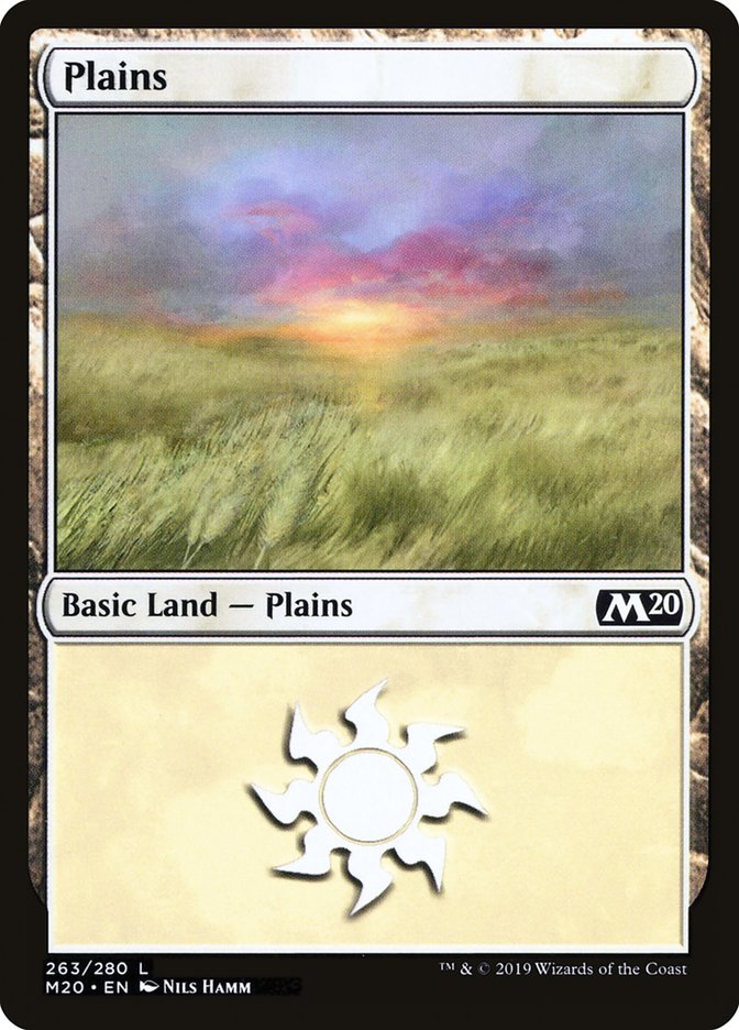 Plains (263) [Core Set 2020] Magic: The Gathering