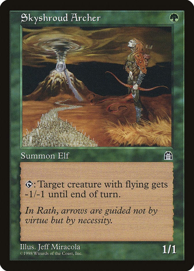 Skyshroud Archer [Stronghold] Magic: The Gathering