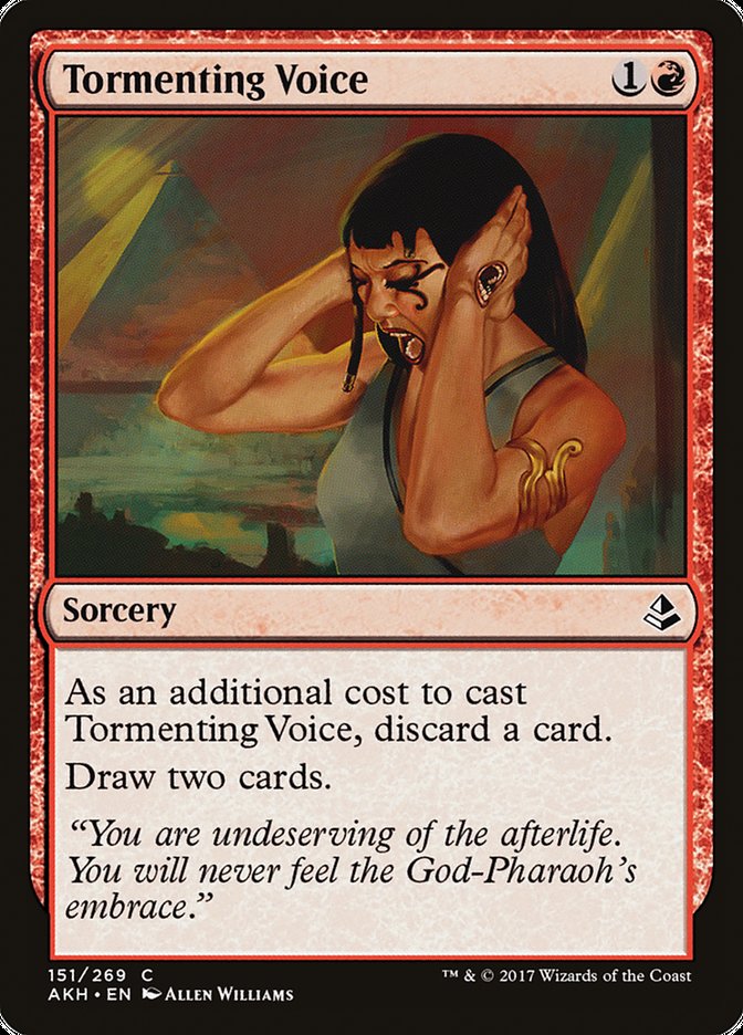 Tormenting Voice [Amonkhet] Magic: The Gathering