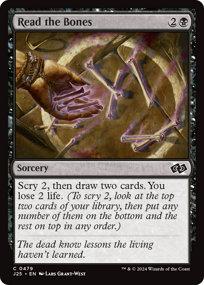 Read the Bones [Foundations Jumpstart] Magic: The Gathering