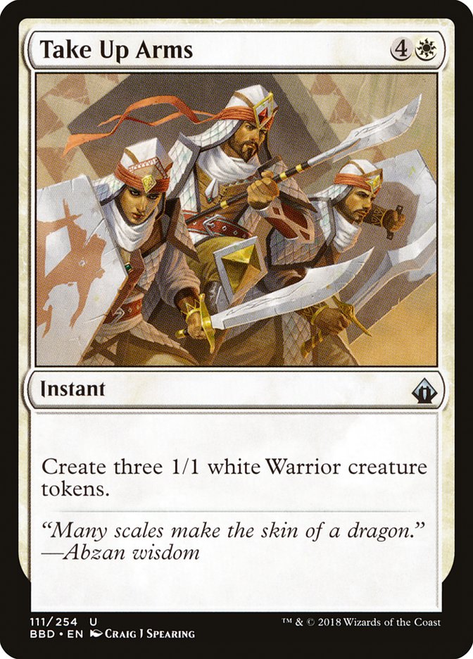 Take Up Arms [Battlebond] Magic: The Gathering