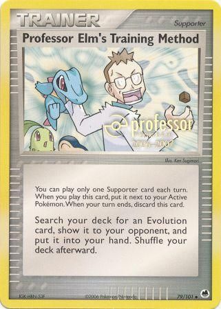 Professor Elms Training Method (79/101) (2006 2007) [Professor Program Promos] Pokémon