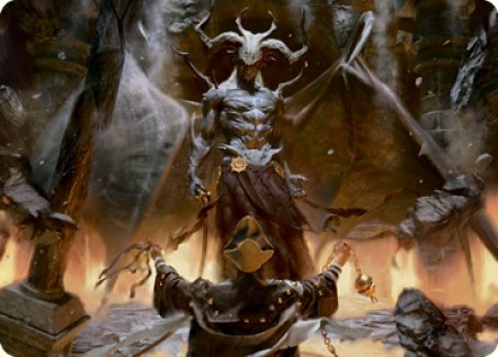 Ormendahl, the Corrupter Art Card [Innistrad: Midnight Hunt Art Series] Magic: The Gathering