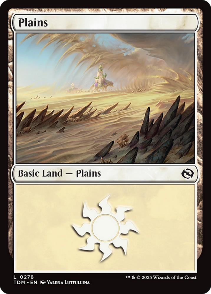 Plains (0278) [Tarkir: Dragonstorm] Magic: The Gathering