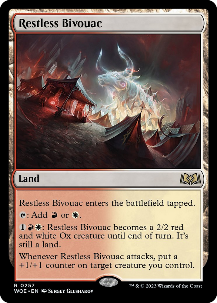 Restless Bivouac [Wilds of Eldraine] Magic: The Gathering