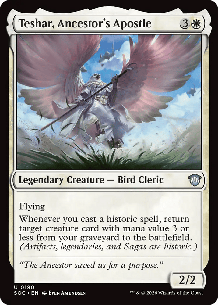 Teshar, Ancestor's Apostle [Secrets of Strixhaven Commander]