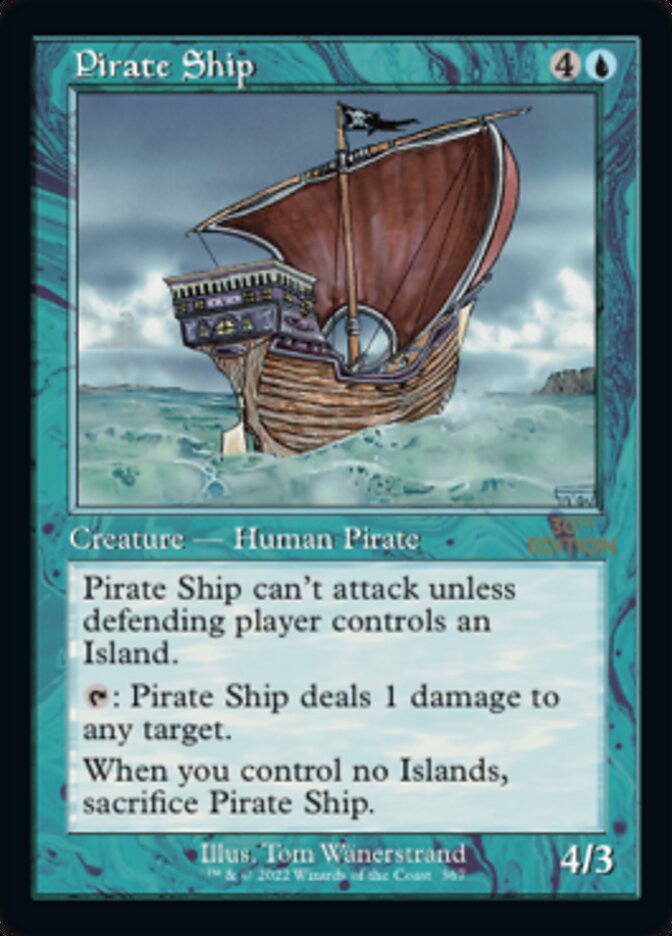 Pirate Ship (Retro) [30th Anniversary Edition] Magic: The Gathering