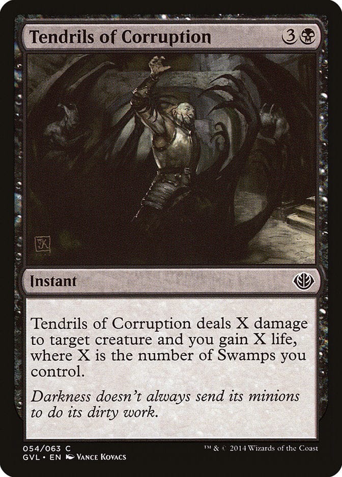 Tendrils of Corruption (Garruk vs. Liliana) [Duel Decks Anthology] Magic: The Gathering