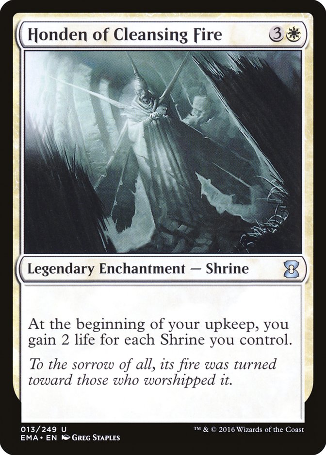 Honden of Cleansing Fire [Eternal Masters] Magic: The Gathering