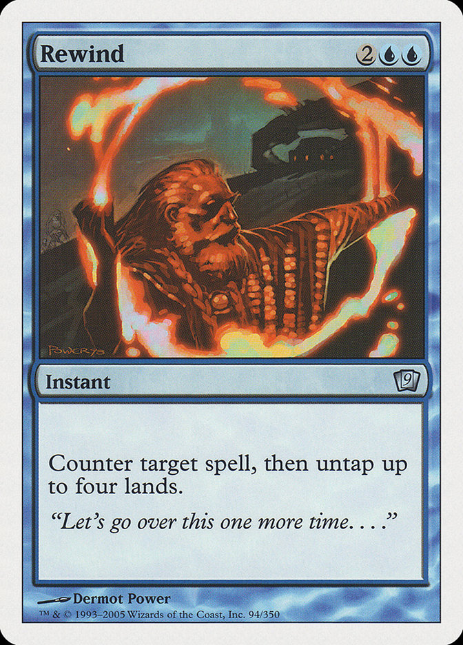 Rewind [Ninth Edition] Magic: The Gathering
