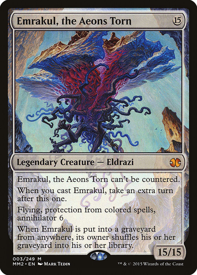 Emrakul, the Aeons Torn [Modern Masters 2015] Magic: The Gathering