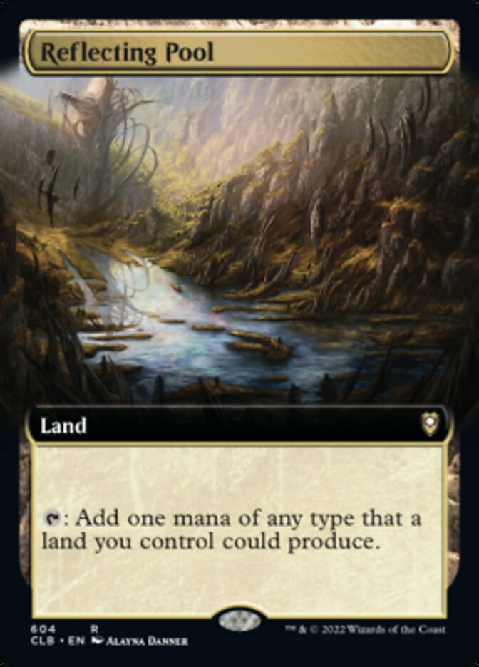 Reflecting Pool (Extended Art) [Commander Legends: Battle for Baldur's Gate] Magic: The Gathering