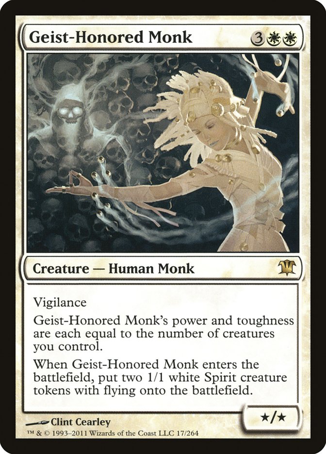 Geist-Honored Monk [Innistrad] Magic: The Gathering