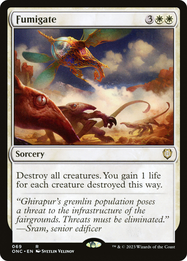 Fumigate [Phyrexia: All Will Be One Commander] Magic: The Gathering