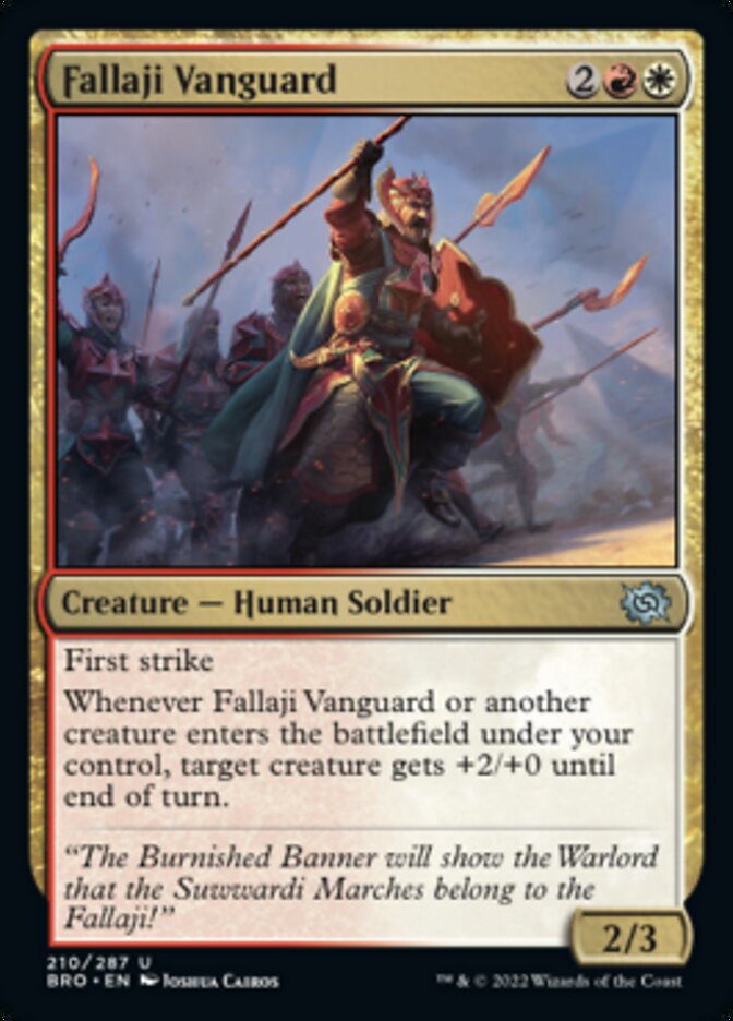 Fallaji Vanguard [The Brothers' War] Magic: The Gathering