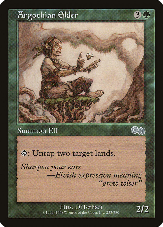 Argothian Elder [Urza's Saga] Magic: The Gathering