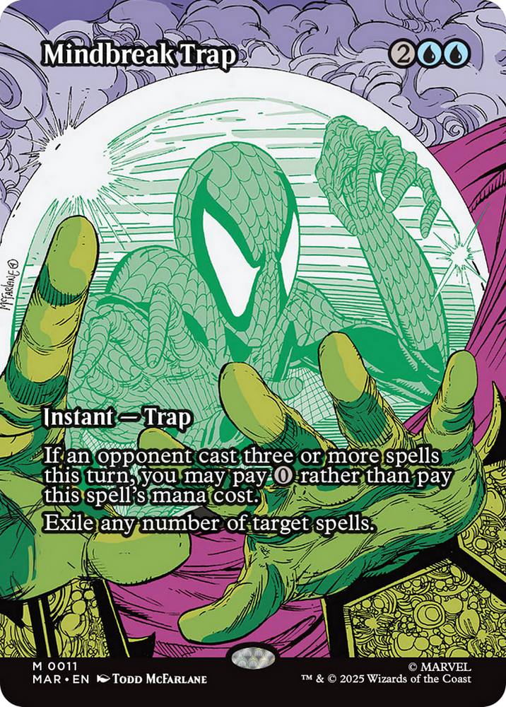 Mindbreak Trap (Borderless) [Marvel Universe: Eternal-Legal] Magic: The Gathering