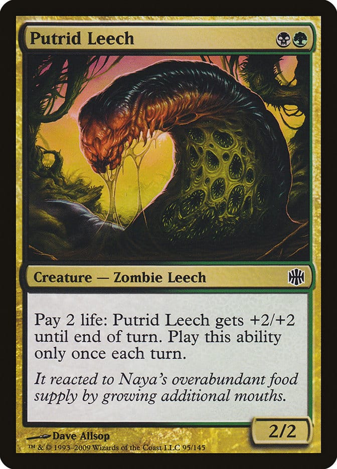 Putrid Leech [Alara Reborn] Magic: The Gathering