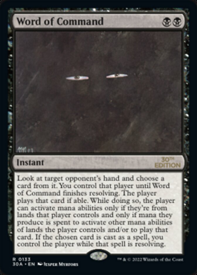 Word of Command [30th Anniversary Edition] Magic: The Gathering