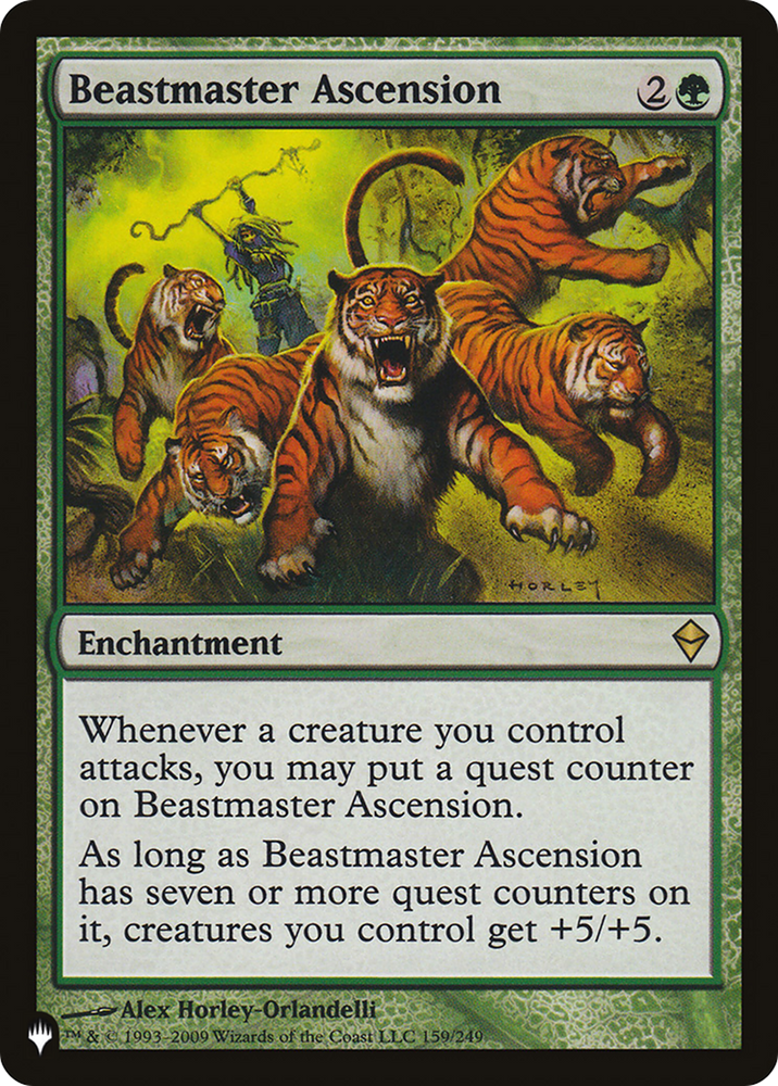 Beastmaster Ascension (ZEN) [The List] Magic: The Gathering