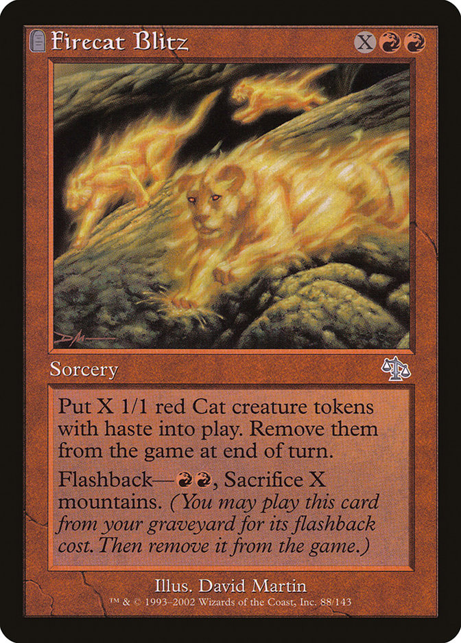 Firecat Blitz [Judgment] Magic: The Gathering