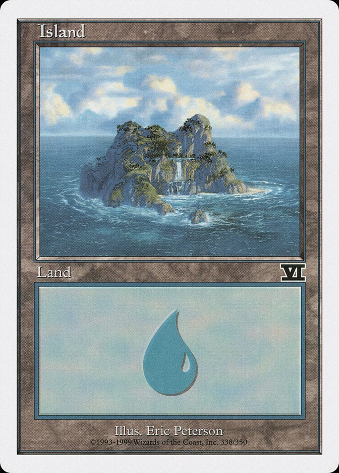 Island (338) [Classic Sixth Edition] Magic: The Gathering