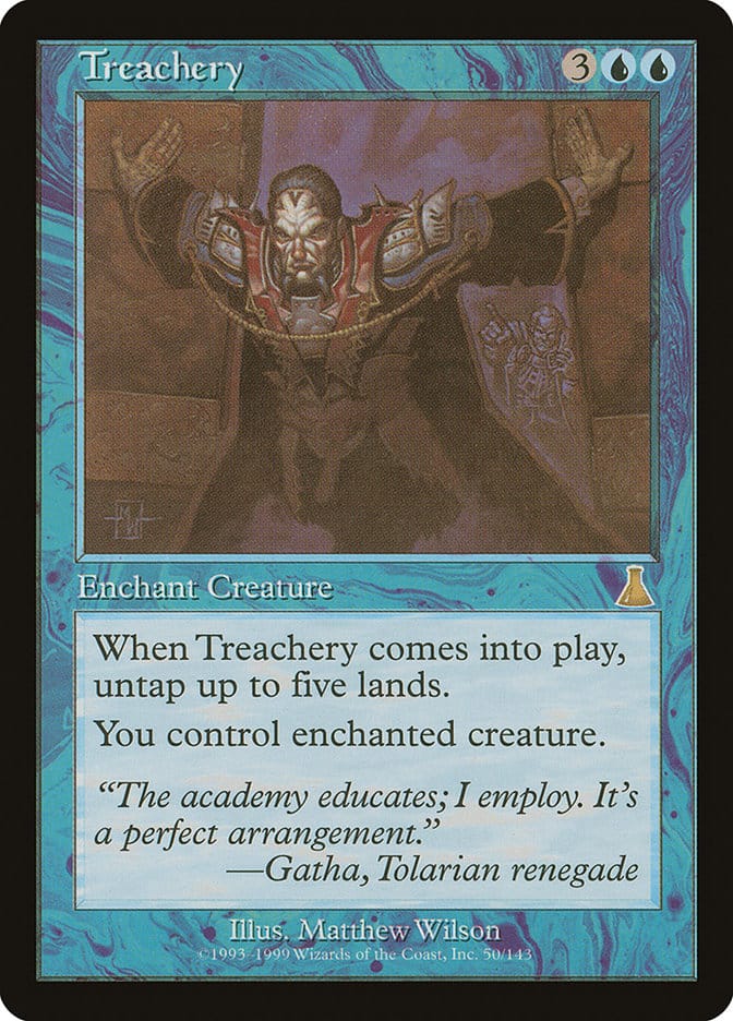 Treachery [Urza's Destiny] Magic: The Gathering