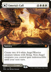 Emeria's Call // Emeria, Shattered Skyclave (Extended Art) [Zendikar Rising] Magic: The Gathering