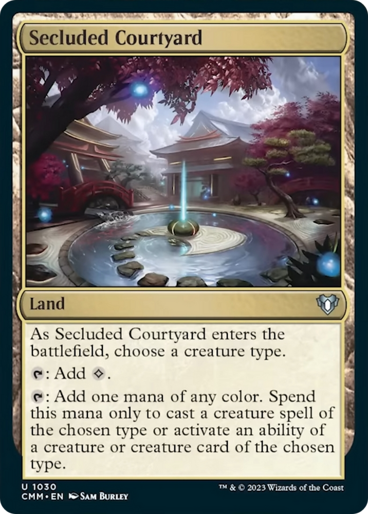 Secluded Courtyard [Commander Masters] Magic: The Gathering