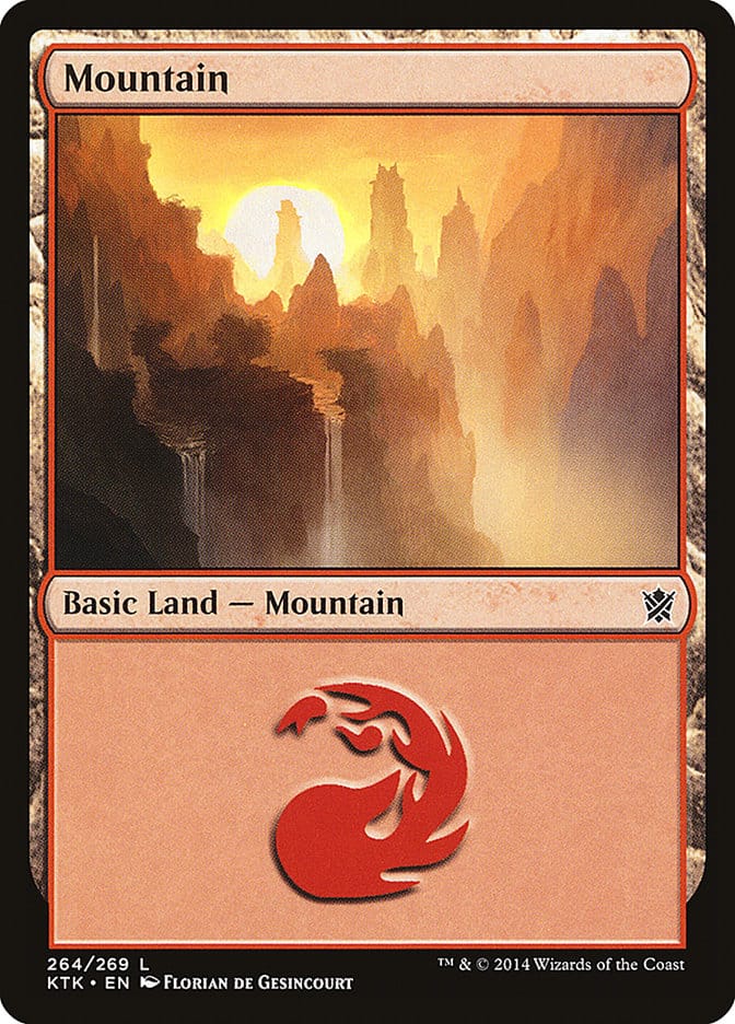 Mountain (264) [Khans of Tarkir] Magic: The Gathering